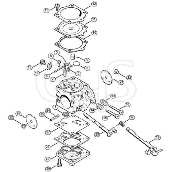 Genuine Stihl 056 / M - Carburetor WJ-4