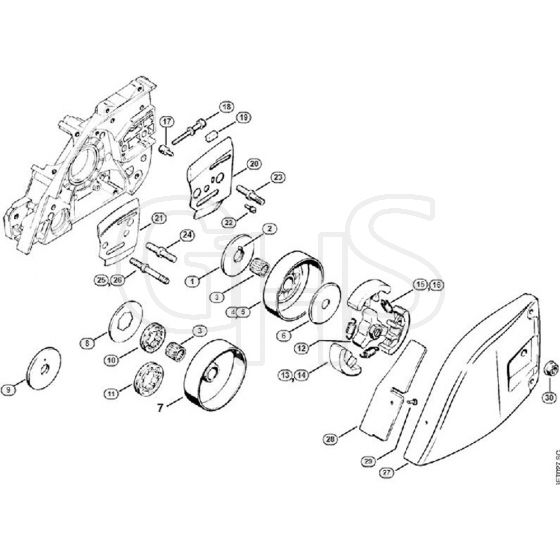 Genuine Stihl 056 M / F - Clutch