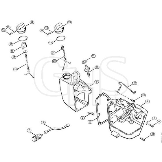 Genuine Stihl 056 M / J - Carburetor box