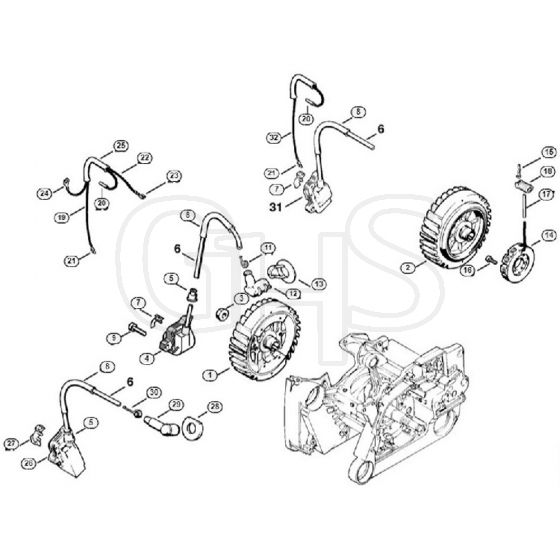 Genuine Stihl 064 / G - Ignition system