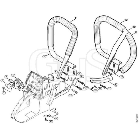 Genuine Stihl 064 / K - Handlebar