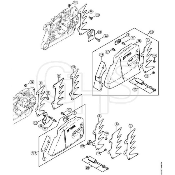 Genuine Stihl 066 / F - Chain sprocket cover