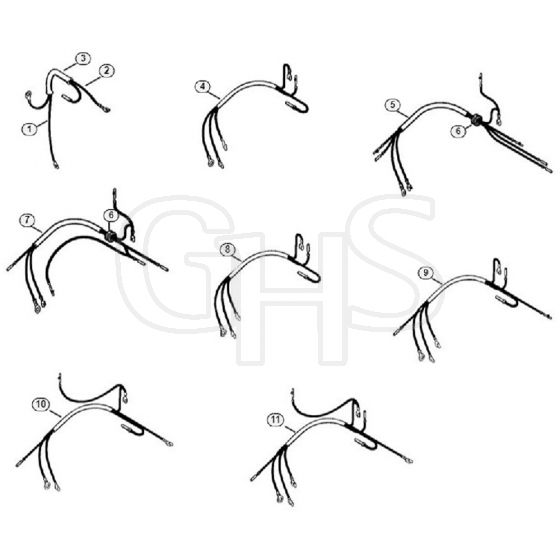 Genuine Stihl 066 / H - Wiring harness