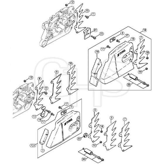 Genuine Stihl 066 M / F - Chain sprocket cover