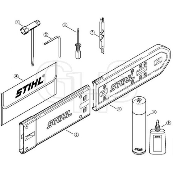 Genuine Stihl 066 M / S - Tools, Extras