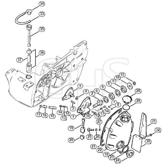 Genuine Stihl 070 / F - Oil pump