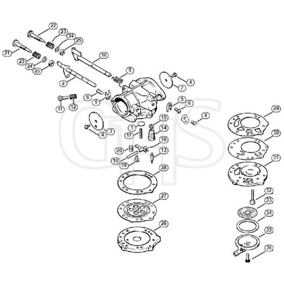 Genuine Stihl 070 / J - Carburetor LB-S9