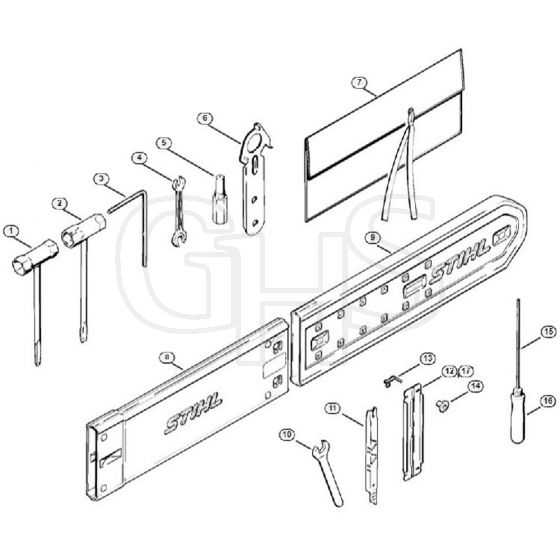 Genuine Stihl 075 AVE / K - Tools, Extras