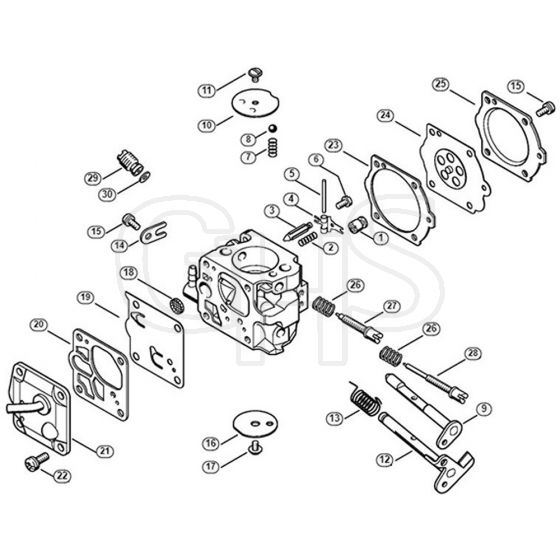 Genuine Stihl 076 / K - Carburetor WJ-112