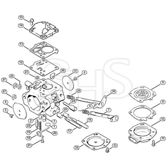 Genuine Stihl 084 / L - Carburetor HT-7