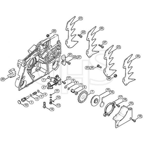 Genuine Stihl 088 / C - Oil pump