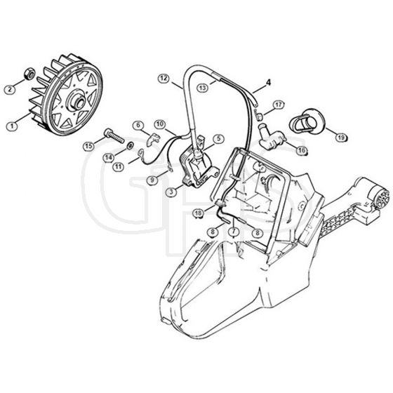 Genuine Stihl 088 / F - Ignition system