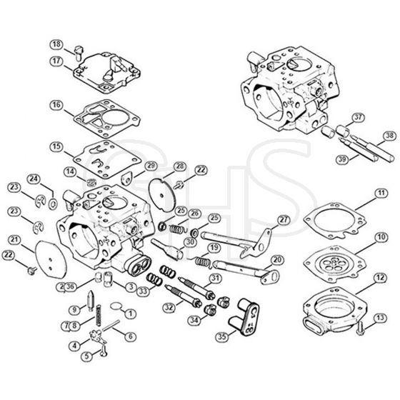 Genuine Stihl 088 / L - Carburetor HT-12