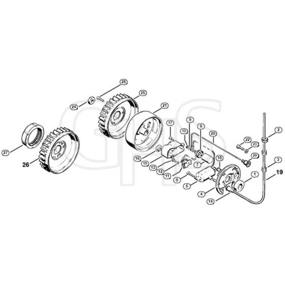 Genuine Stihl 08 SE / G - Ignition system  X 13 927 613 (04.85)