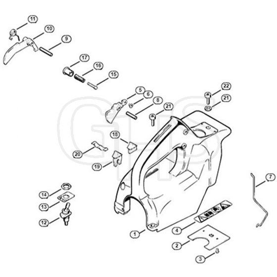 Genuine Stihl 08 SE / N - Shroud