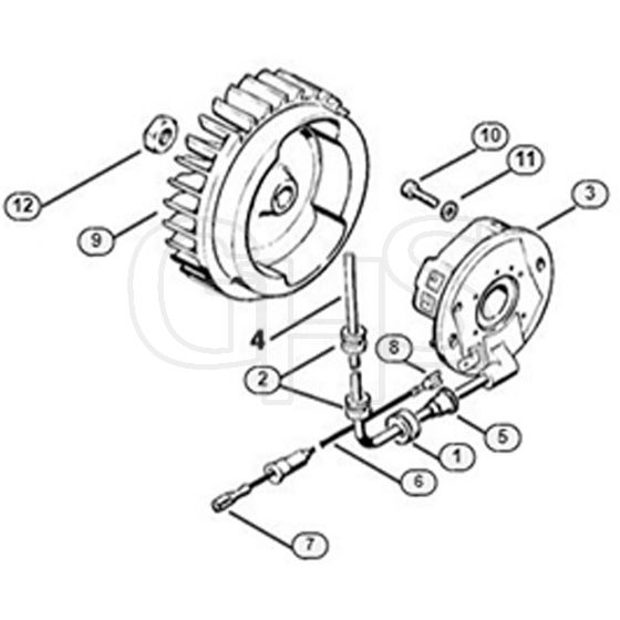 Genuine Stihl 08 SEQ / F - Ignition system