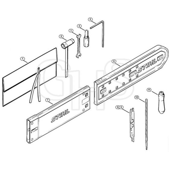 Genuine Stihl 090 AV / R - Tools, Extras