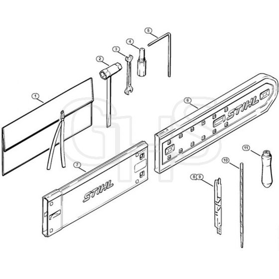 Genuine Stihl 090 / R - Tools, Extras