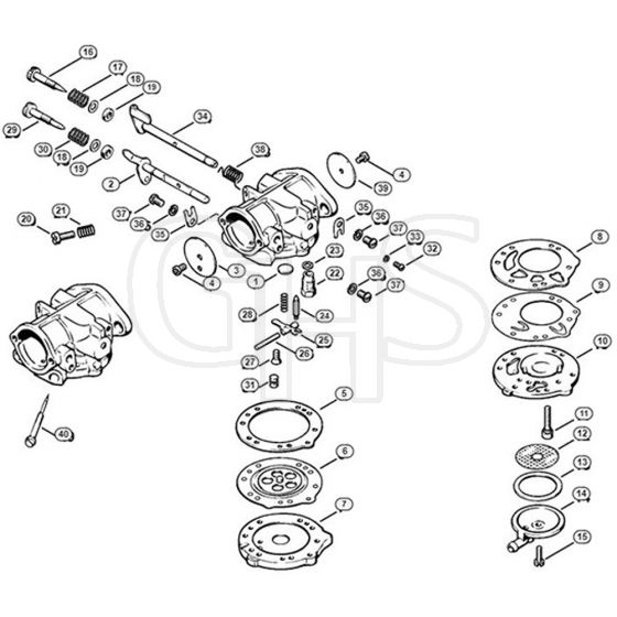 Genuine Stihl 090 / T - Carburetor HL-324