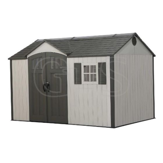 Lifetime 12.5x8ft Heavy Duty Plastic Garden Shed