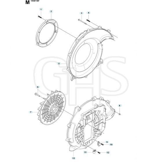 Husqvarna 150 BF Fan