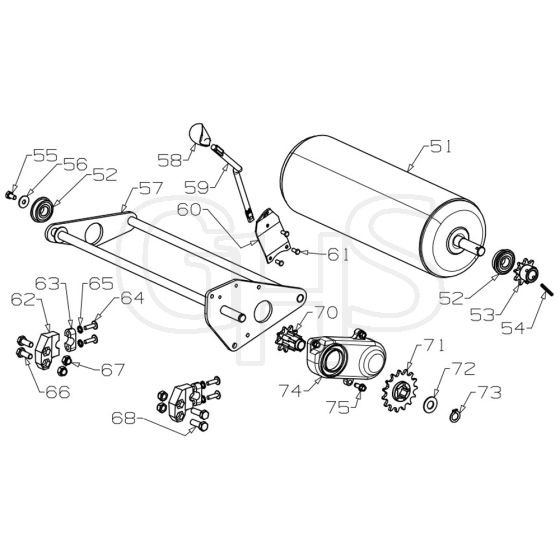 Masport 18 - 457950 - Oct 2015 > 7976596 - Roller Assembly