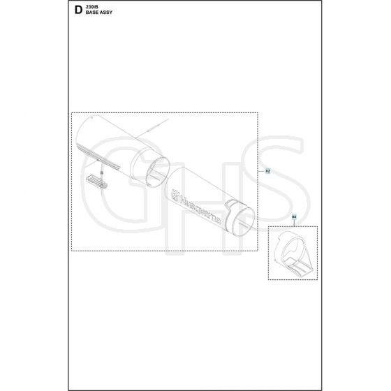 Husqvarna 230iB - Tube