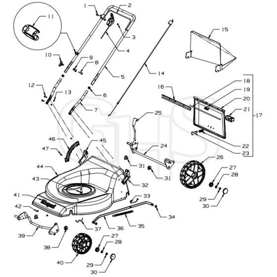 Masport 300ST - 579805 - Main Assembly