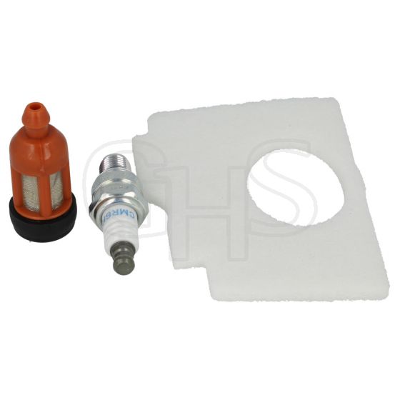 Stihl MS170 & MS180 2-Mix Service Kit (Plug Air & Fuel Filter)