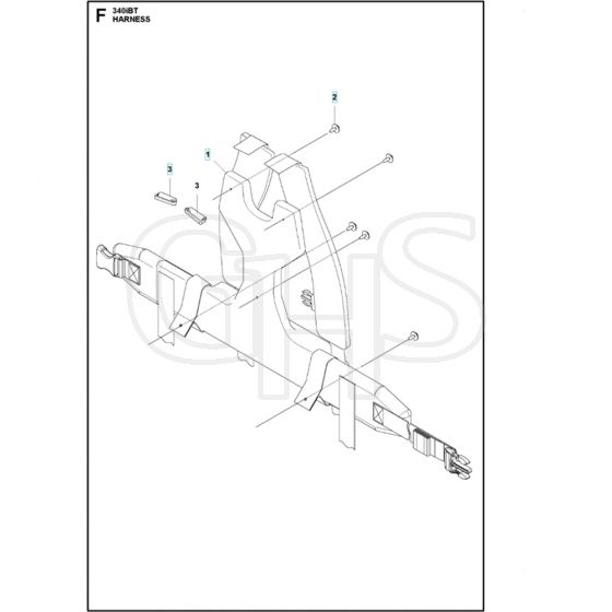 Husqvarna 340iBT - Harness