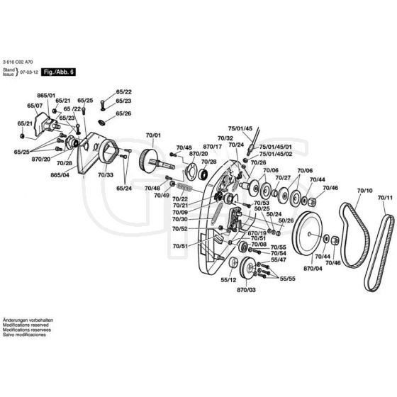 Allett Kensington 12E Drive Assembly