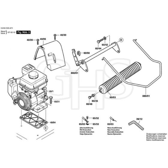 Allett Classic 17L Front Roller