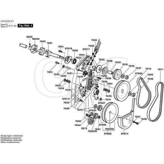 Allett Classic 17L Drive Assembly