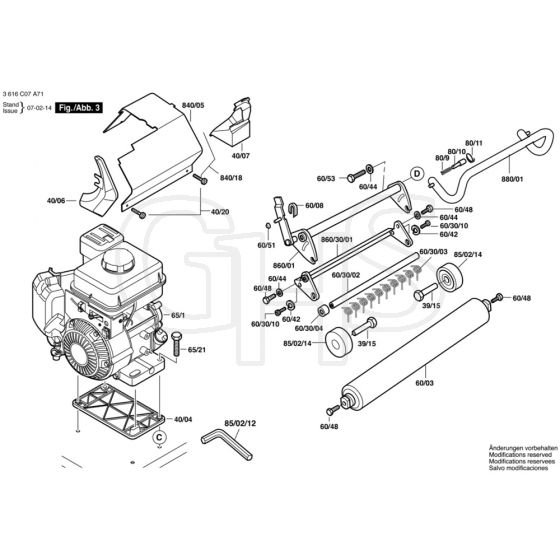 Allett Kensington 14K Front Roller