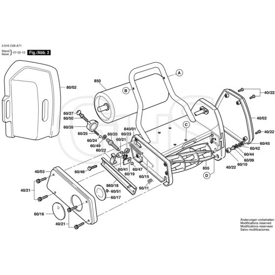 Allett Kensington 17K Main Assembly