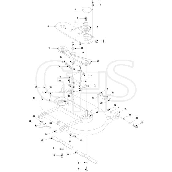 Countax 36 Side Discharge Deck Mk1 - - 36 Side Discharge Deck Mk1