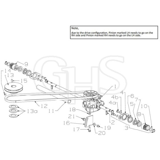 Masport 450ST - 465787 - Nov 2019 - Gearbox