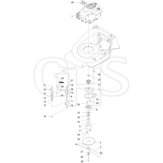 Hayter Harrier 56 Pro Autodrive FS BBC - 579A (408972843 - 999999999) - Engine - Blade