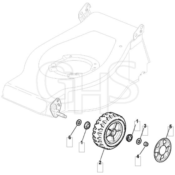 4810 R HP - 2008 - 294486043/M08 - Mountfield Rotary Mower Wheels Diagram