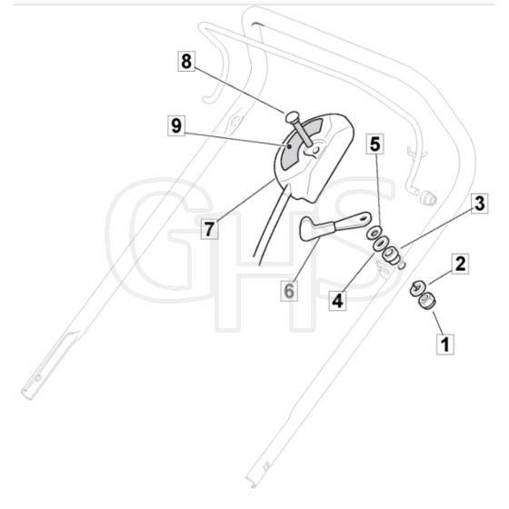 4810 R HP - 2009 - 294486043/M09 - Mountfield Rotary Mower Throttle Diagram