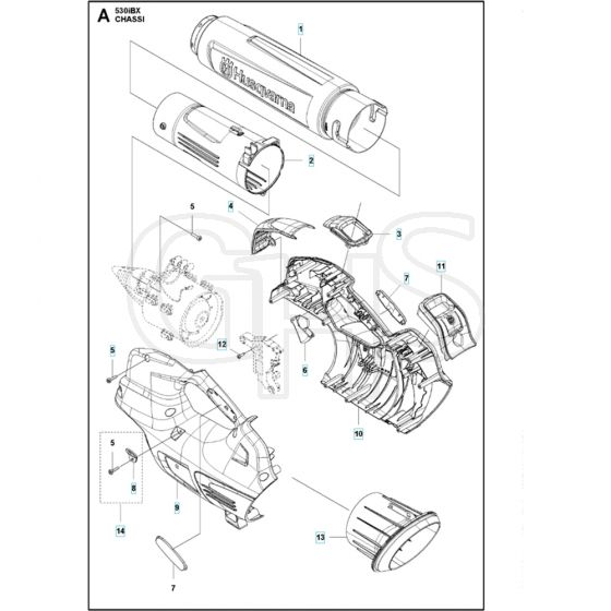 Husqvarna 530iBX - Housing