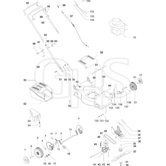 Sovereign 546SP Mower - 966849501