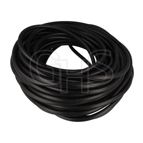 Black Rubber Fuel Hose Pipe (ID 9.5mm x OD 13mm x L 30 Metre 98ft) - ONLY 15 LEFT