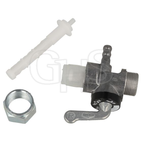 Fuel Tap with Filter - M16 x 1 (Left Hand) Thread - 6mm Pipe