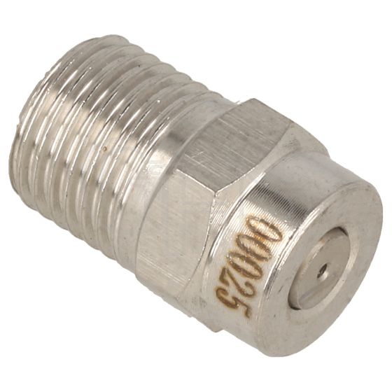 High Pressure Spray Nozzle (0 Degrees, Size 025) - 1/4" BSP