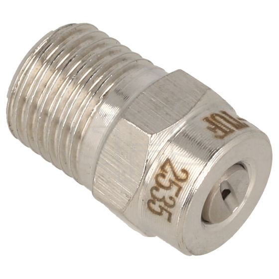 High Pressure Spray Nozzle (25 Degrees, Size 035) - 1/4" BSP