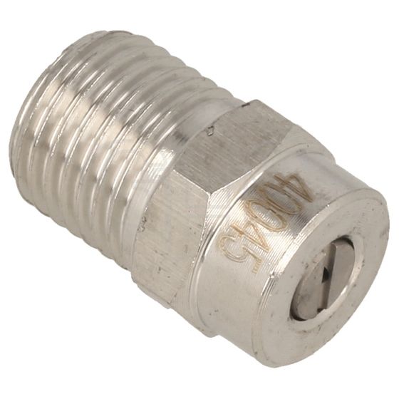 High Pressure Spray Nozzle (40 Degrees, Size 045 NPT) - 1/4" BSP - ONLY 1 LEFT