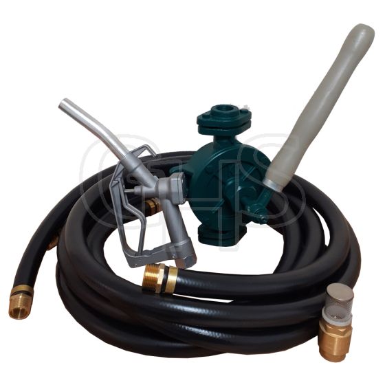 K2 Pump Kit - Hand Pump, Fuelling Nozzle, 3m Diesel & 6m Fuel Hose - ONLY 1 LEFT