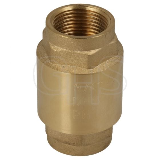 Brass Non Return Valve 3/4" Female/Female Fittings - ONLY 1 LEFT