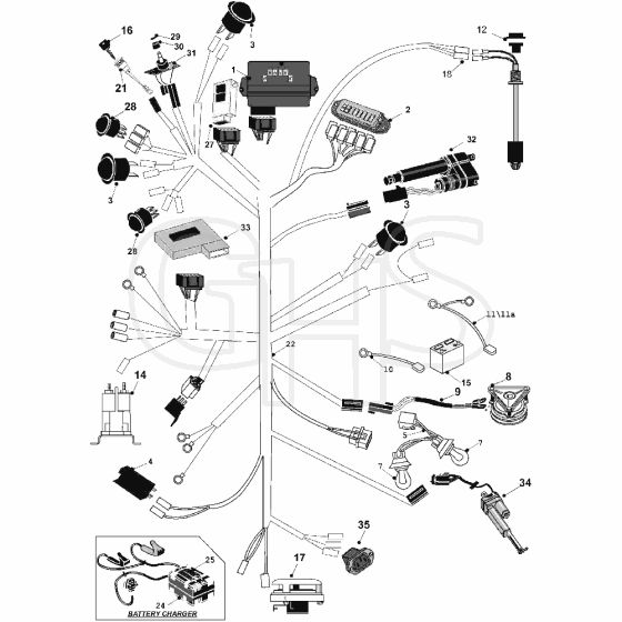 Countax A2550 - 10 Wiring Loom